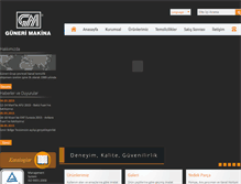 Tablet Screenshot of gunerimakina.com